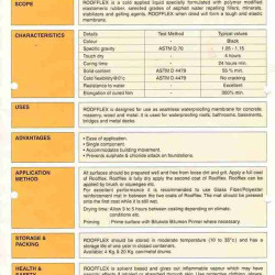 عازل بيوتمين رووف لكس زيتي Roofflex RBE 20L