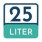 25 لتر